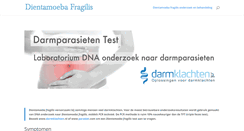 Desktop Screenshot of dientamoebafragilis.nl